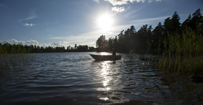 lake fishing holidays Sweden