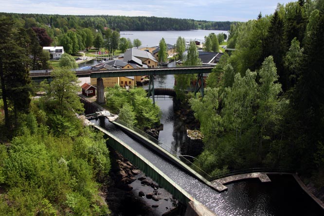 Dalsland Canal beautiful scenery location 