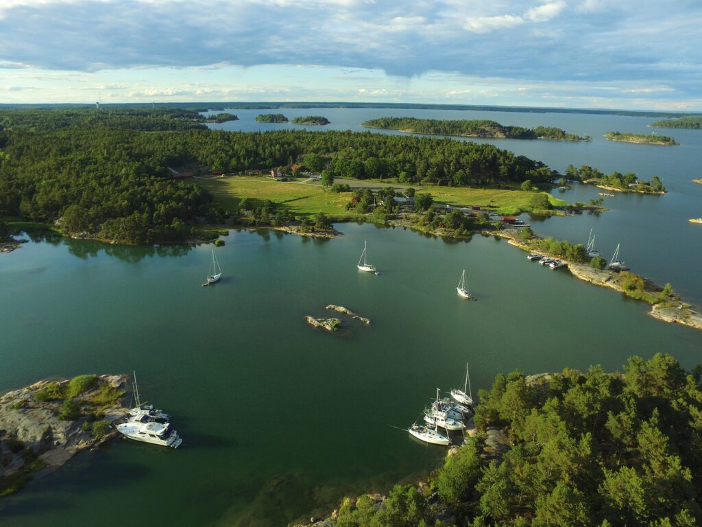 Södermansland Stendörren nature reserve island lakes