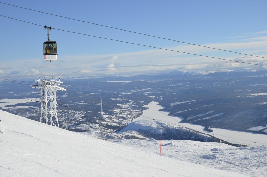 Jämtland åre ski resort winter 