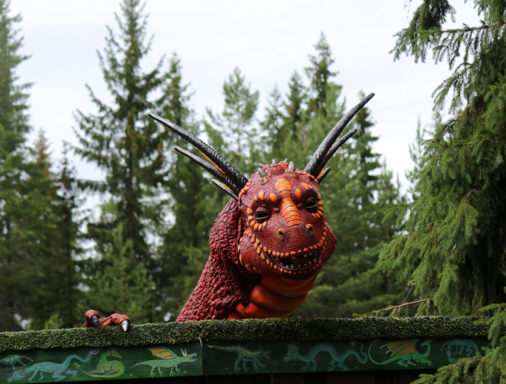 dragon amusement park kids interactive forest santa land tomteland