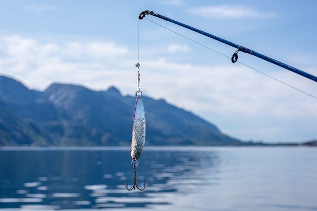 fishing fish lake sweden bait rod pole permit
