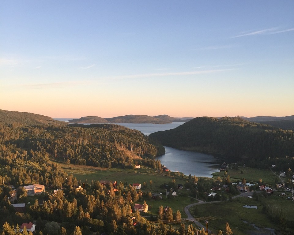 High Coast Höga kusten mountain sunrise forest