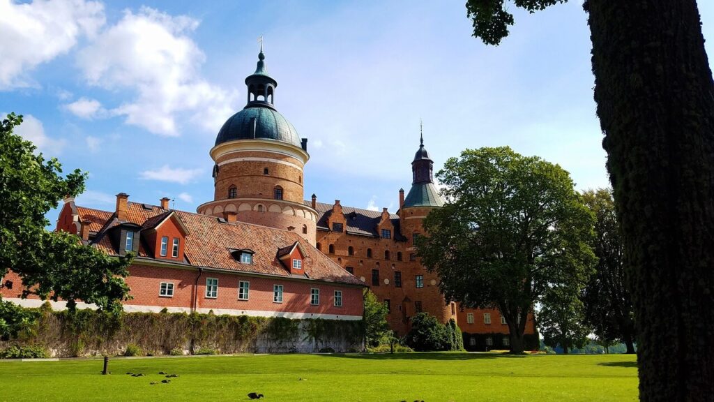 Mariefred castle garden small place culture