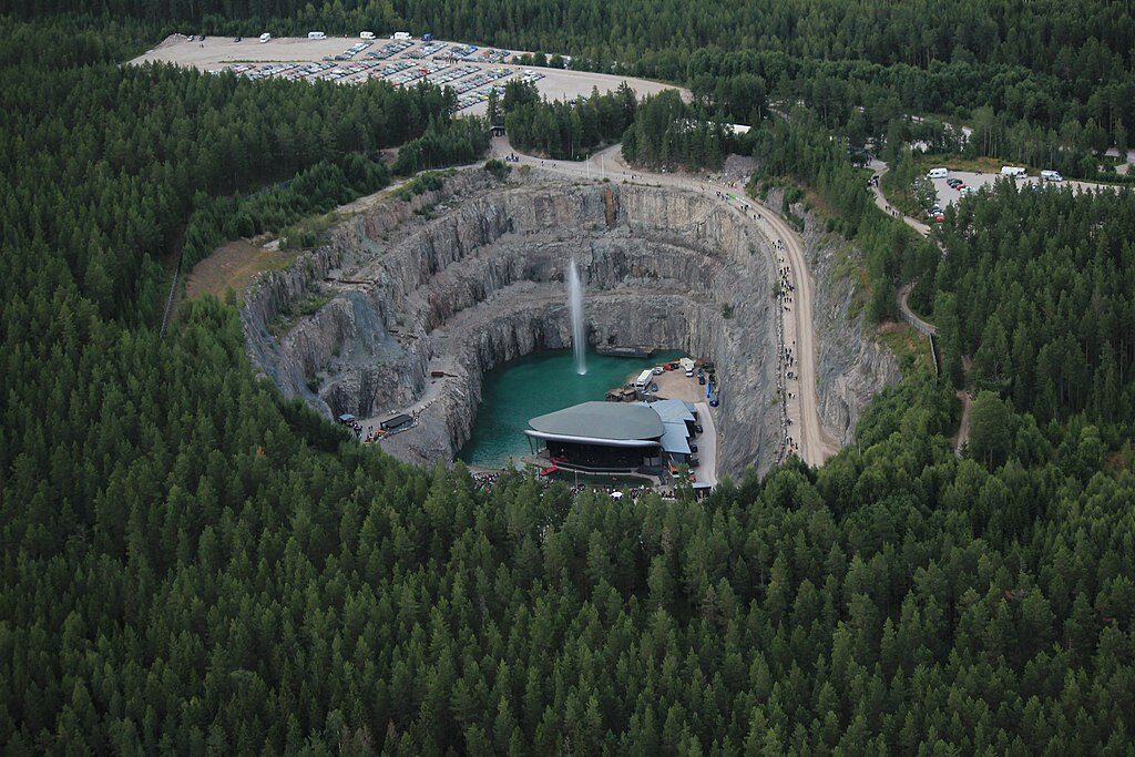 Dalhalla concert avenue quarry rättvik lake siljan nature